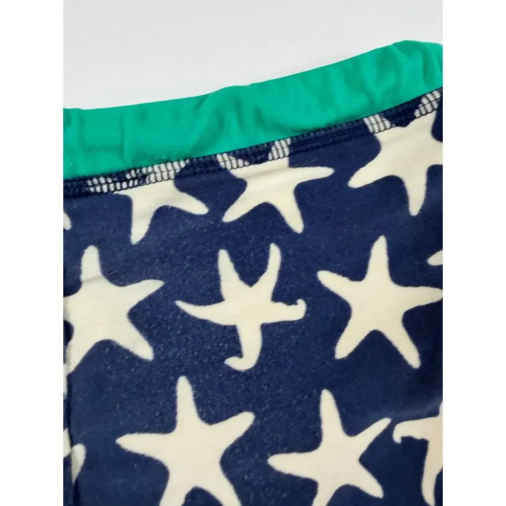 Mini Boden Starfish Swim Shorts Navy Blue 6-7 Years